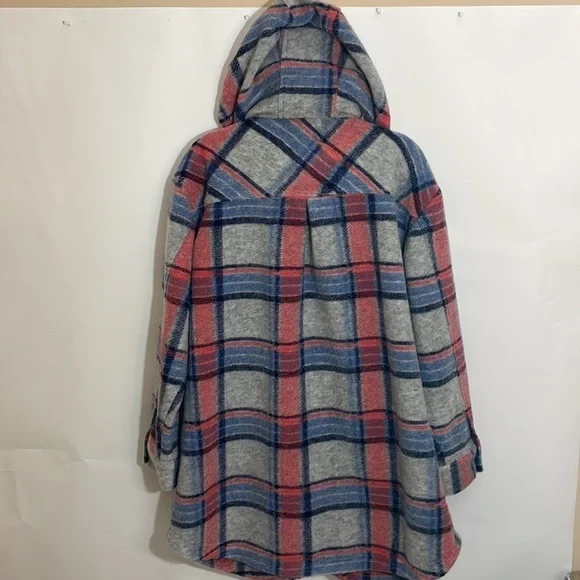 TRIBAL XL PLAID JACKET WITH REMOVABLE HOOD - Picture 14 of 14
